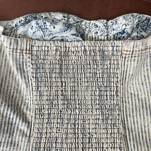 Anthropologie Denim corset top - Picture 8 of 9